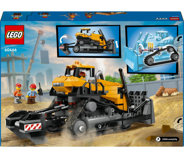 LEGO City 60466 Żółty buldożer z ładowarką - 1331643 - zdjęcie 10